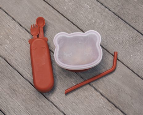 Feedie fork & spoon set - rust - 9