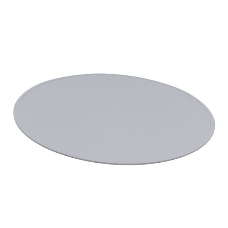 Round placie - warm grey - 2