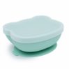 Bear stickie bowl with lid - minty green - icon