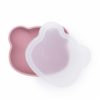 Bear stickie bowl with lid - dusty rose - icon_1