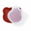 Bear stickie bowl with lid - rust - icon_1