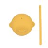 Sippie lid and mini straw - yellow - icon