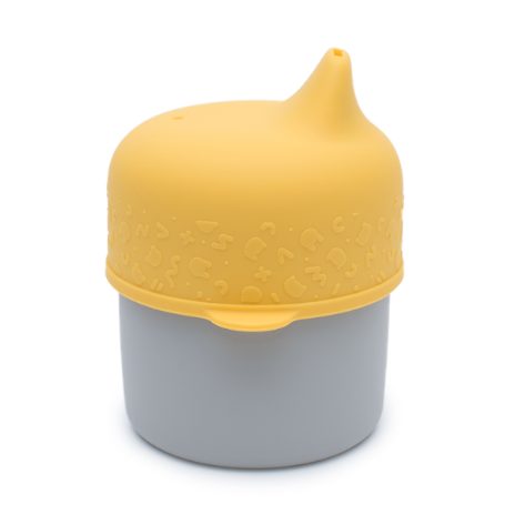 Sippie lid and mini straw - yellow - 3