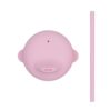 Sippie lid and mini straw - powder pink - icon