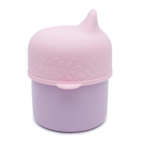 Sippie lid and mini straw - powder pink - 3