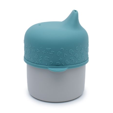 Sippie lid and mini straw - blue dusk  - 3