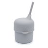 Sippie lid and mini straw - warm grey - icon_4