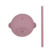 Sippie lid and mini straw - dusty rose - icon