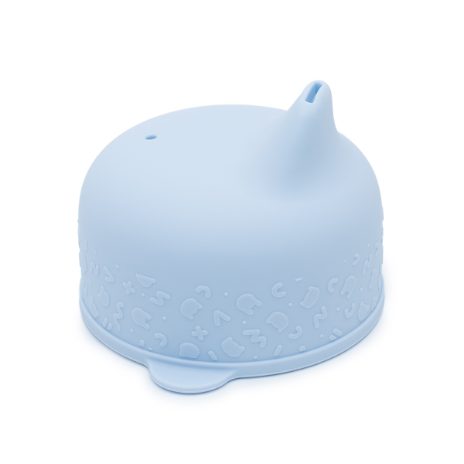 Sippie lid and mini straw - powder blue - 2