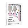Toddler feedie cutlery set, 3 pieces - powder pink - icon_3