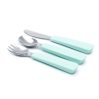 Toddler feedie cutlery set, 3 pieces - minty green - icon_2