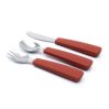 Toddler feedie cutlery set, 3 pieces - rust - icon_2