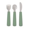 Toddler feedie cutlery set, 3 pieces - sage - icon_1