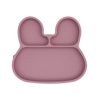 Bunny stickie plate - dusty rose - icon