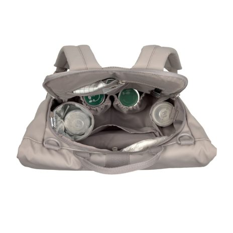 Rolltop changing bag - taupe - 4