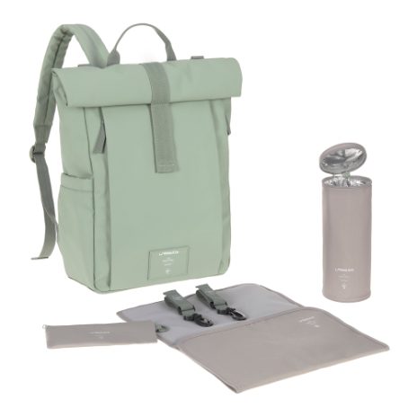 Rolltop Backpack - silver green - 2
