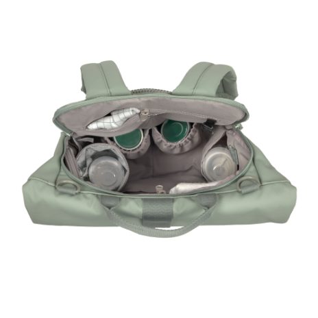 Rolltop Backpack - silver green - 4