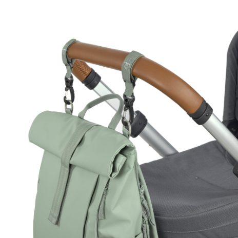 Rolltop Backpack - silver green - 5