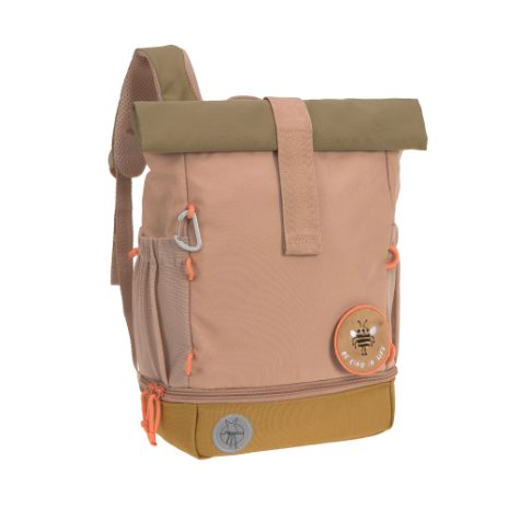 Mini rolltop backpack nature - hazelnut - 4