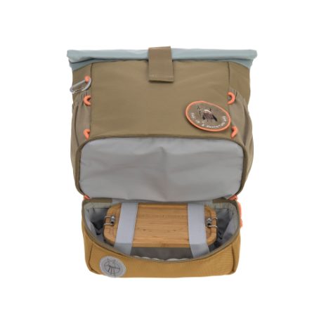 Mini rolltop backpack nature - olive - 4