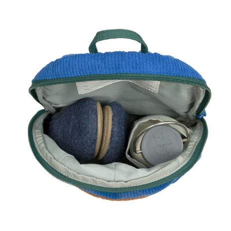 Small backpack in velvet – smiley  - 8