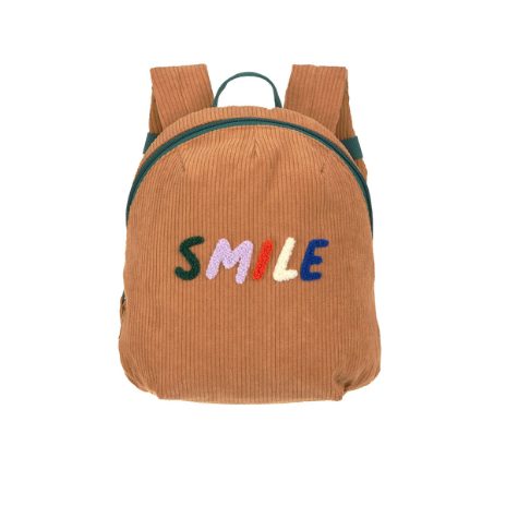 Small backpack in velvet – smile  - 3