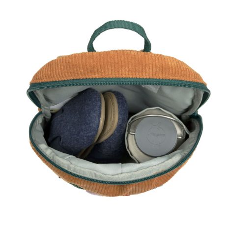 Small backpack in velvet – smile  - 5