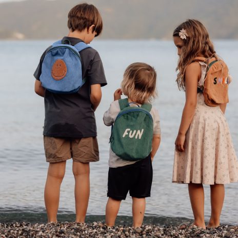 Small backpack in velvet – Fun  - 4