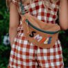 Small backpack in velvet – smile  - icon