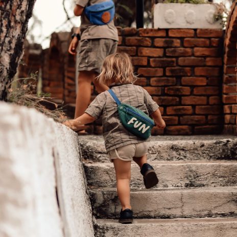 Small backpack in velvet - Fun - 3