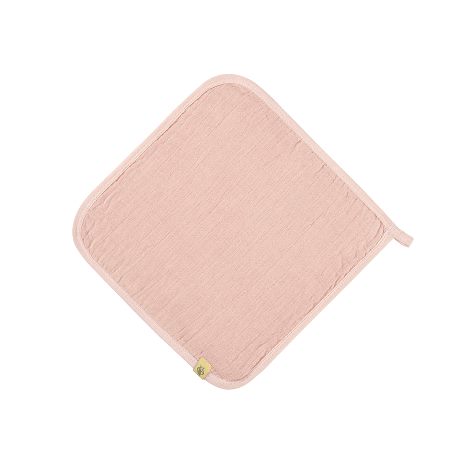 Muslin vaskeklud 3-pak - rosa