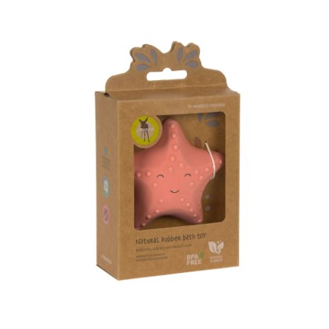 Bath toy in natural rubber - starfish - 4
