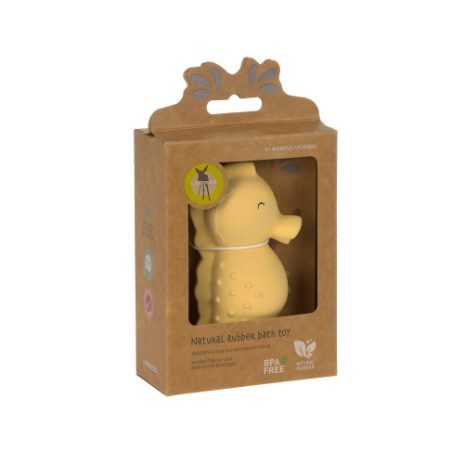Bath toy in natural rubber - seahorse - 2