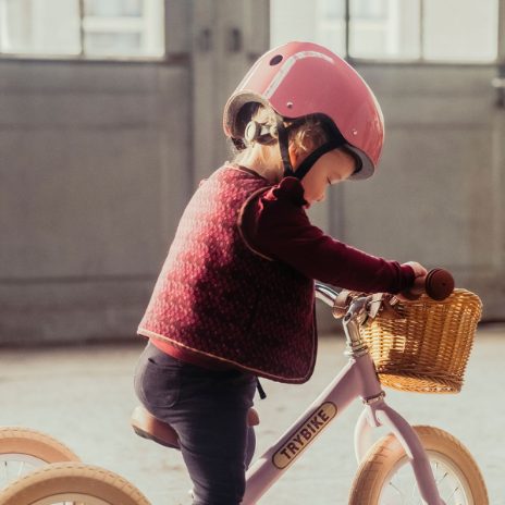 Bike helmet - vintage rose - 1