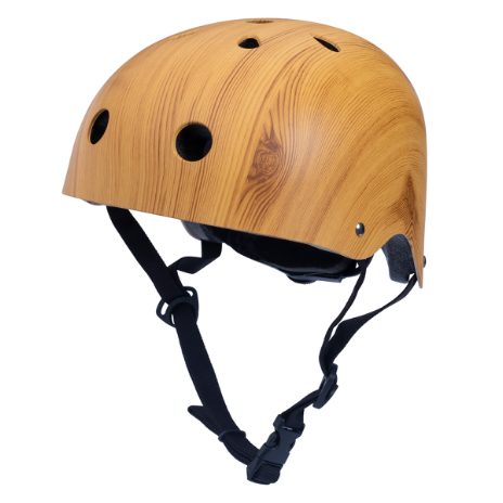 Bike helmet - wooden look - 3