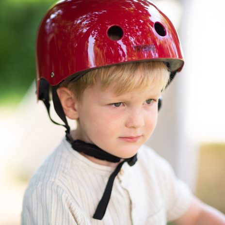 Bike helmet - vintage red - 1