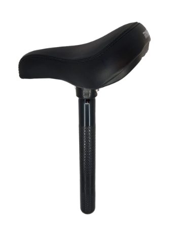 Black bicycle seat for Trybikes