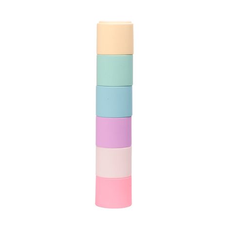 Stacking cups - pastel colours  - 7