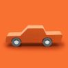 Back and forth car - orange - icon_1