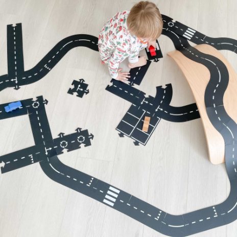 Kind of the road with cars - 42 parts - 1