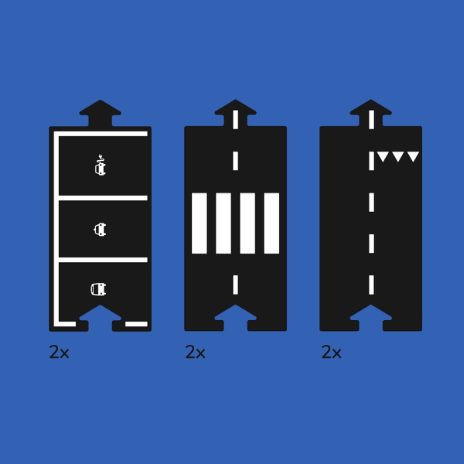 Long straight extension set - six parts  - 4