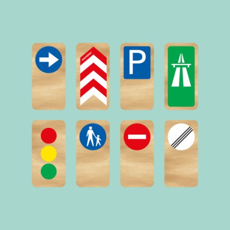 Traffic signs - eight parts - 6