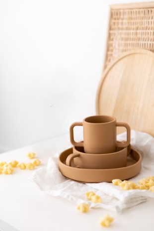 Children Tableware Set - model Rust - 1