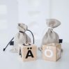 Alphabet block - white special letters  - icon