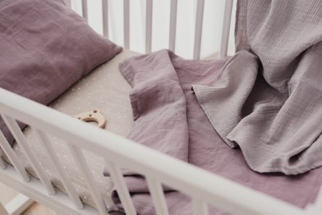 Baby muslin blanket - stone grey - 2