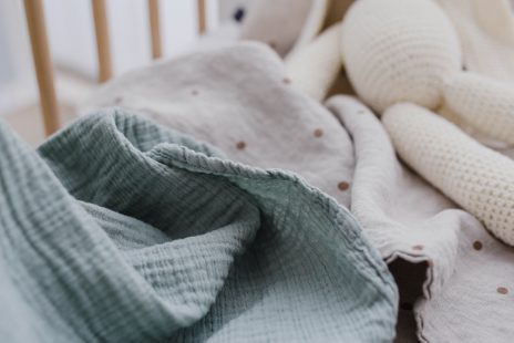 Baby muslin blanket - sage - 2