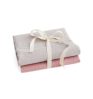 Baby Muslin 2-pack - stone grey and blush - icon
