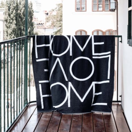 Love home blanket - white - 2