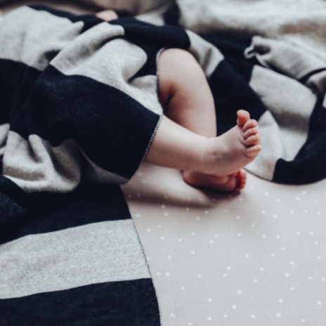 Toddler blanket - stribes - 1
