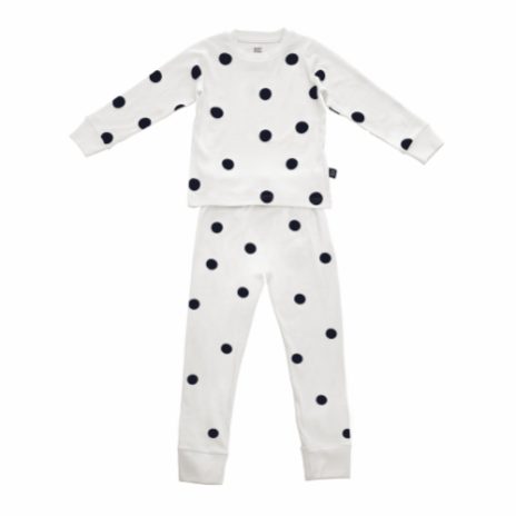 Pyjamas - white with black dots, 12 years